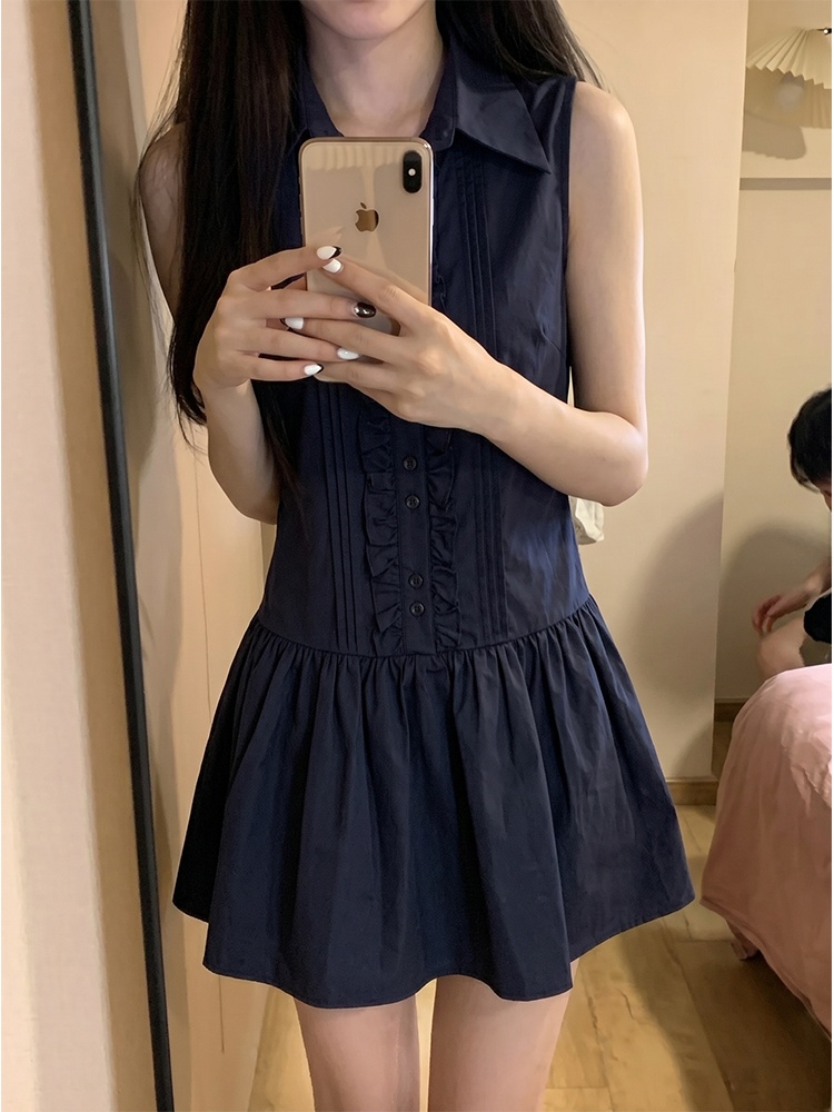 Vestido Camisa Estilo Universi - Korean Style A Line Shirt Dress avaliação e preço