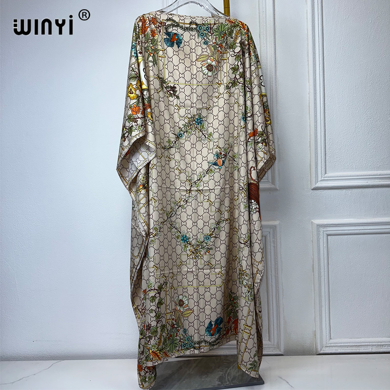 WINYI-vestido maxi africano so - Boho Summer Beach Maxi Dress avaliação e preço