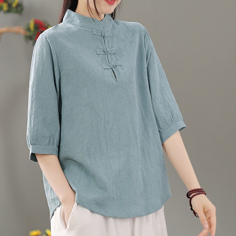 Blusa de gola redonda, comprim - Blouses avaliação e preço