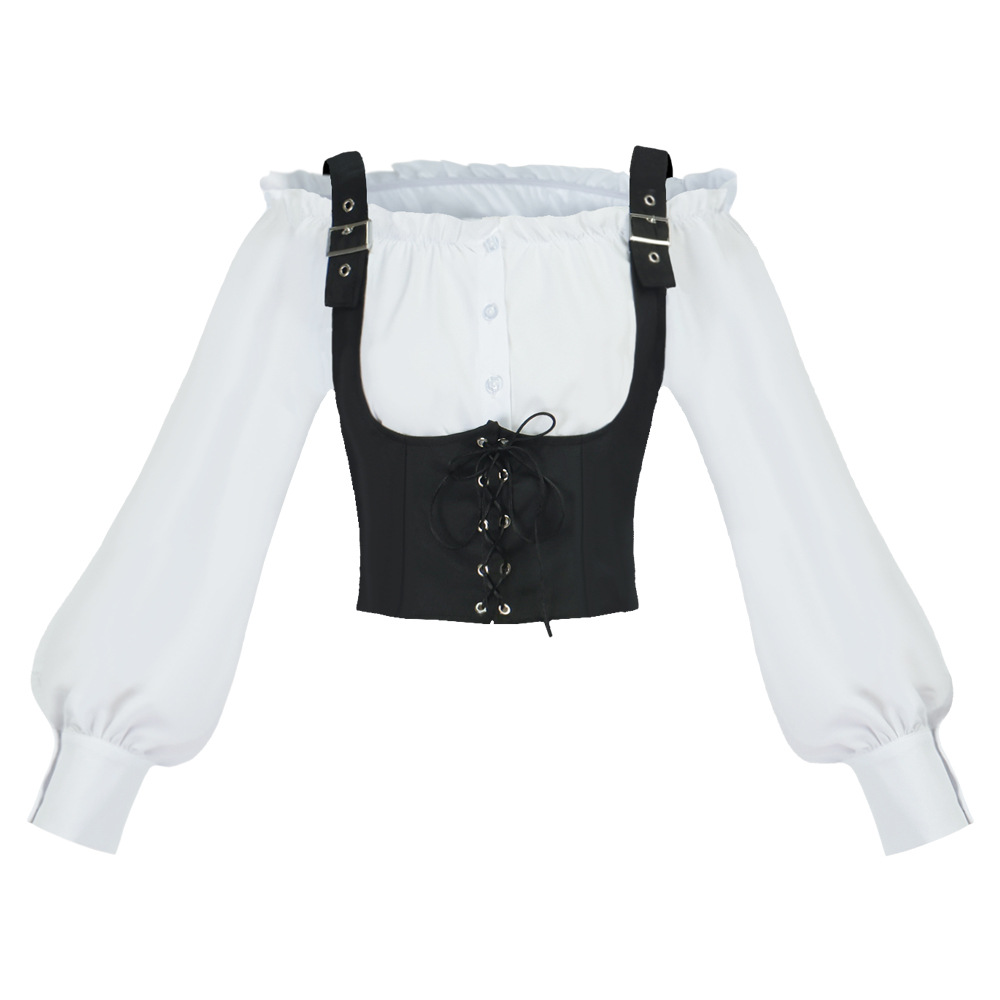 Blusa feminina de estilo retrô - Blouses avaliação e preço