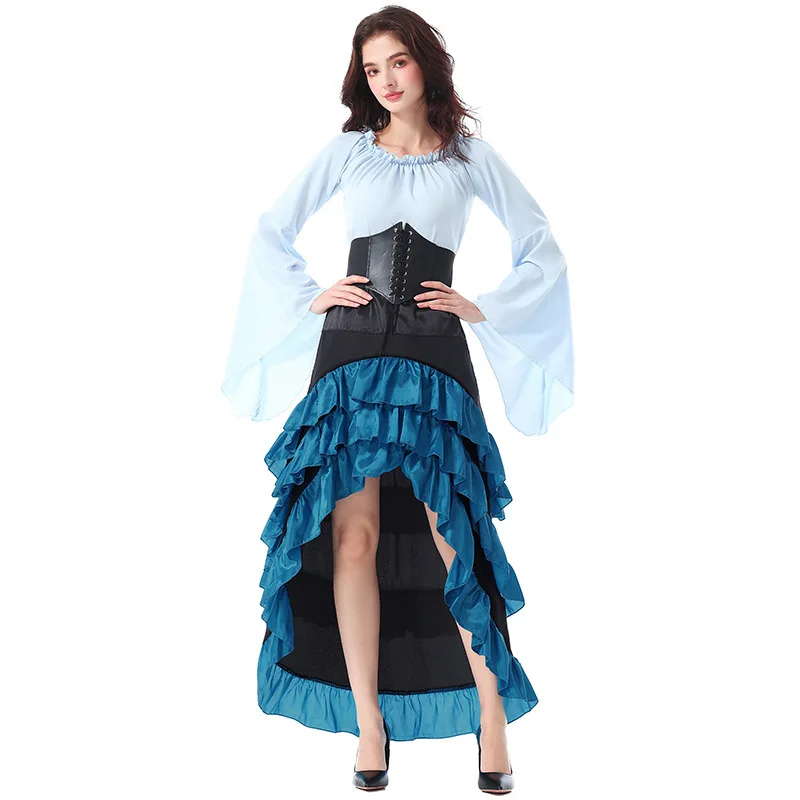 Vestido longo com bainha em fo - Skirts avaliação e preço